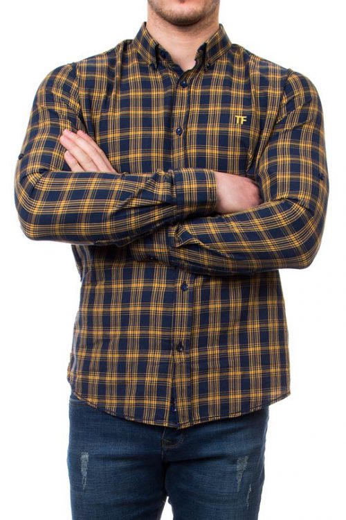 پیراهن چهارخانه مردانه Tom Ford