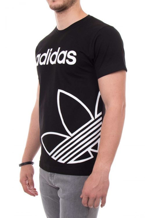 تیشرت یقه گرد مردانه طرح adidas