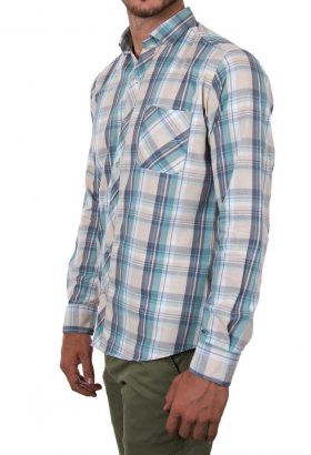 پیراهن چهارخانه مردانه River Island