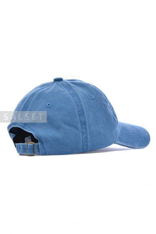 کلاه نقابدار کتان آبی 349