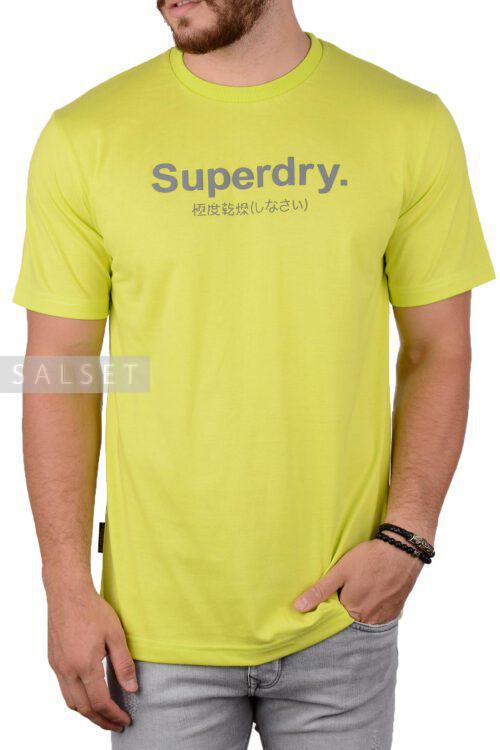 تیشرت مردانه Superdry فسفری 2061