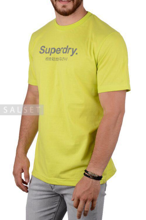 تیشرت مردانه Superdry فسفری 2061