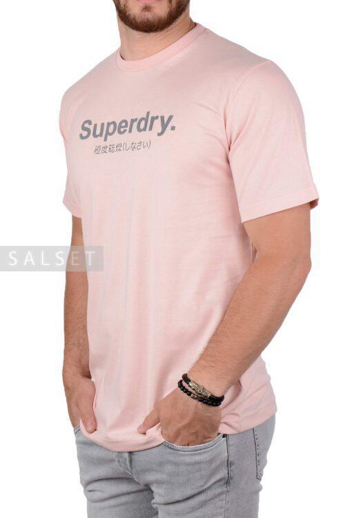 تیشرت مردانه Superdry صورتی 2063