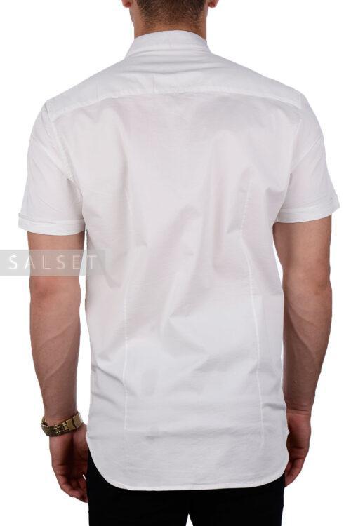 پیراهن آستین کوتاه مردانه Burberry سفید 2089