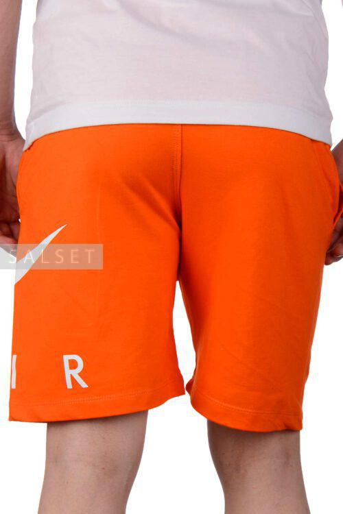 شلوارک مردانه اسپرت طرح NIKE نارنجی 636