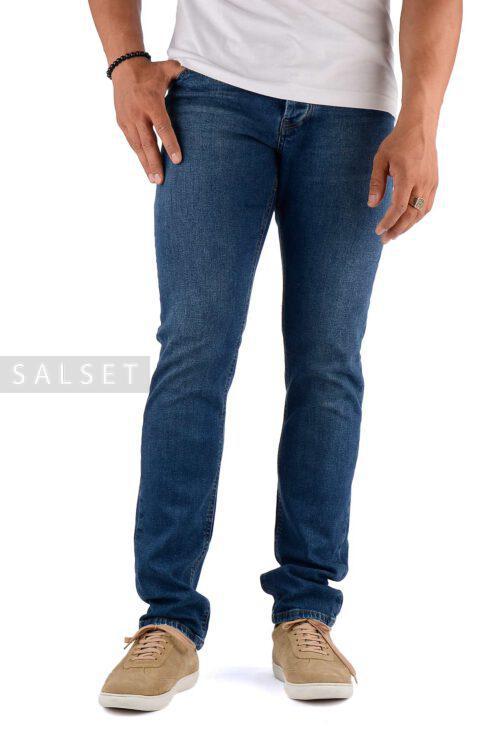 شلوار جین مردانه راسته Calvin Klein آبی تیره مدل 701