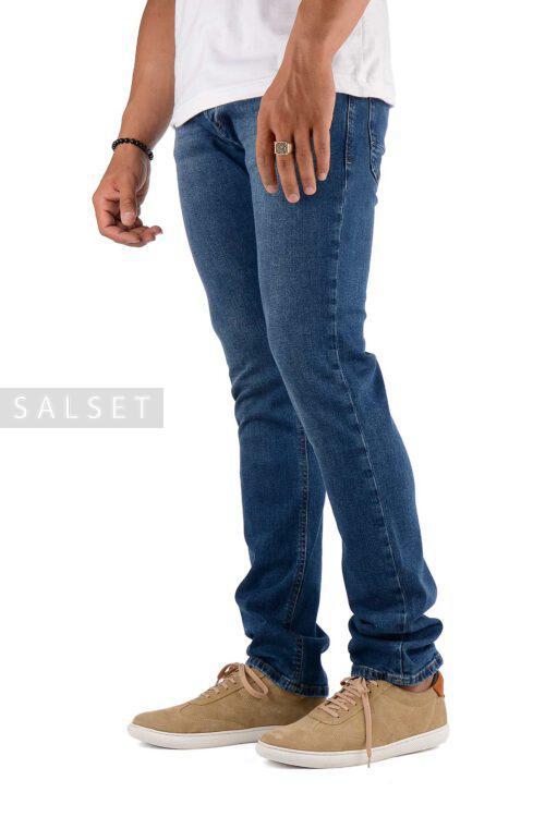 شلوار جین مردانه راسته Calvin Klein آبی تیره مدل 701