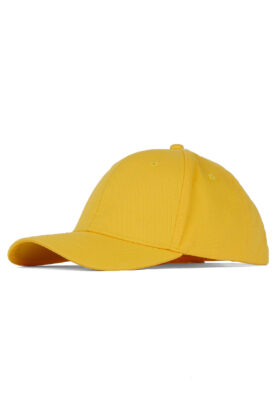 کلاه مردانه کتان زرد مدل 442