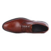 کفش رسمی مردانه چرم طبیعی قهوه‌ای روشن 718