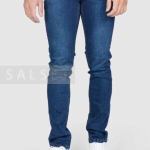 شلوار جین مردانه راسته طرح TOMMY آبی 781
