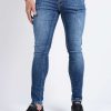شلوار جین مردانه اسکینی LEVIS سرمه ای روشن 856