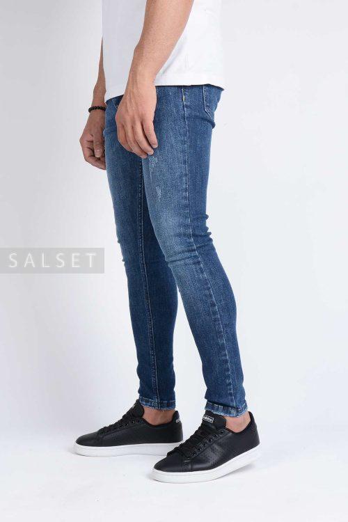 شلوار جین مردانه اسکینی LEVIS سرمه ای روشن 856