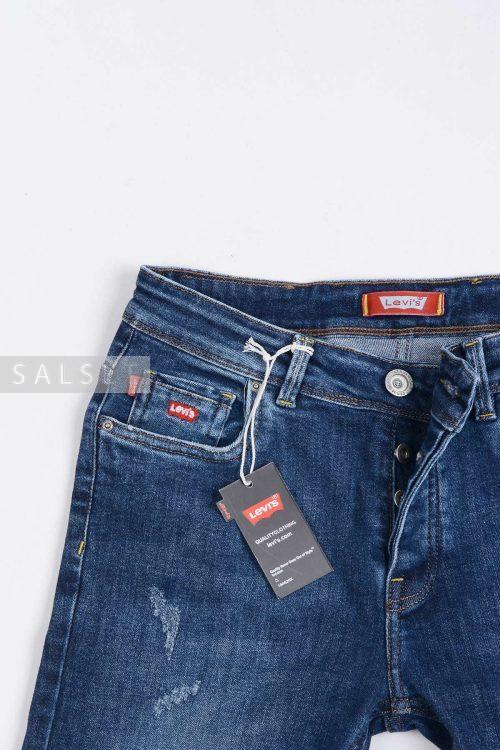 شلوار جین مردانه اسکینی LEVIS سرمه ای روشن 856