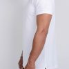 تیشرت مردانه یقه فرنچ Massimo Dutti سفید2501