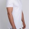 تیشرت مردانه یقه فرنچ Massimo Dutti سفید2501