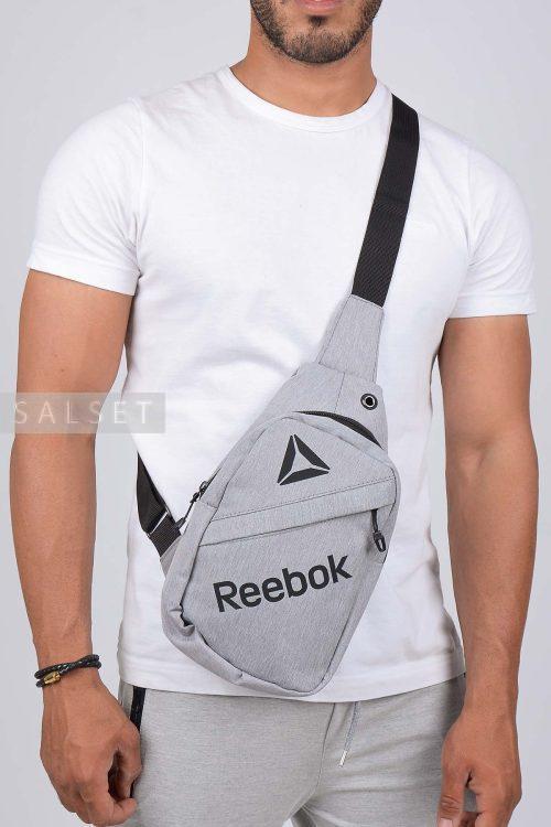 کیف رودوشی مردانه اسپرت Reebok طوسی 178