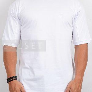 تیشرت مردانه یقه گرد سفید 2781