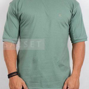 تیشرت مردانه یقه گرد سبز 2782